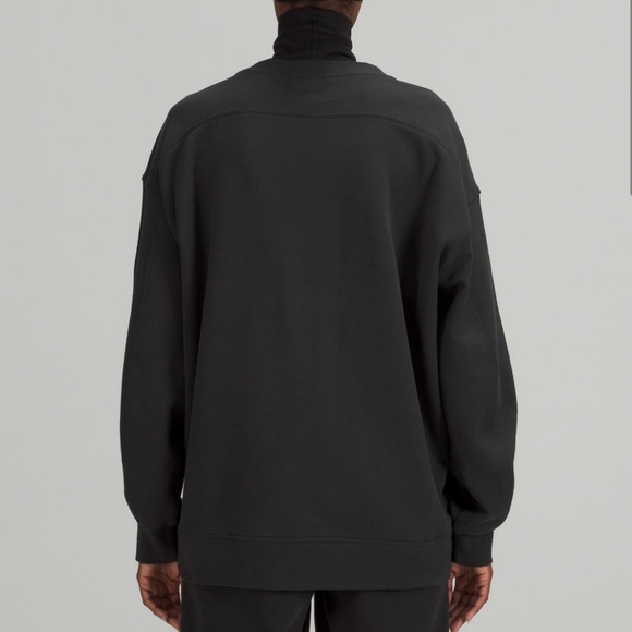 Lululemon x Team Canada Perfectly Oversized Crew Logo * Black Size 4 - Picture 4 of 5